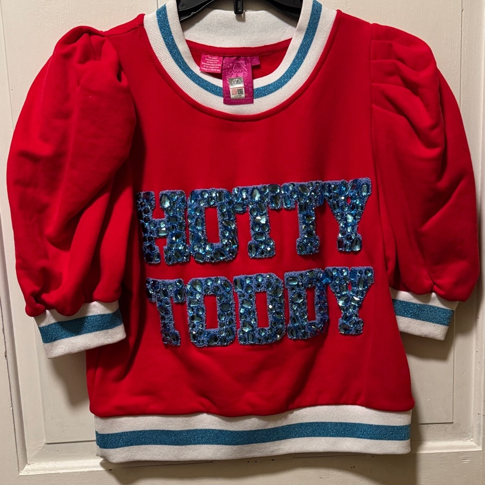 QUEEN OF SPARKLES OLE MISS 'HOTTY TODDY’ TOP